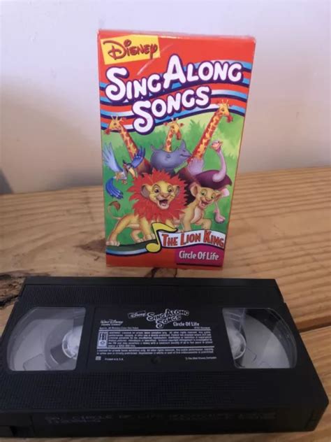 Disney S Sing Along Songs The Lion King Circle Of Life Vhs Tape 1994 Eur 9 08 Picclick Fr