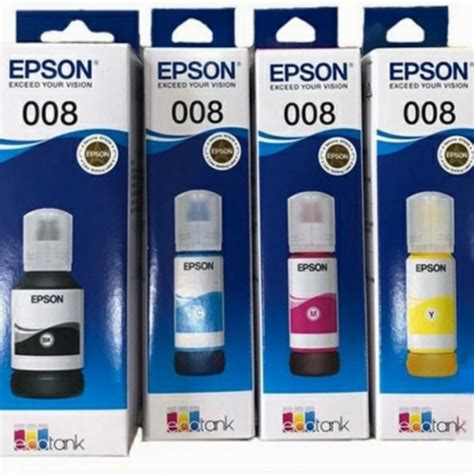 Jual Tinta Epson Original Varian Black Cyan Magenta Yellow