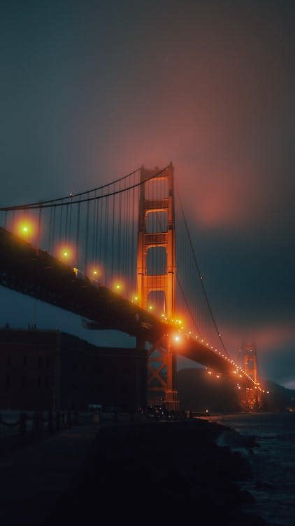 Golden Gate Bridge at Night · Free Stock Photo