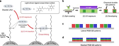 Schematic Illustration Of QD Patterns Using LiXer A Schematic