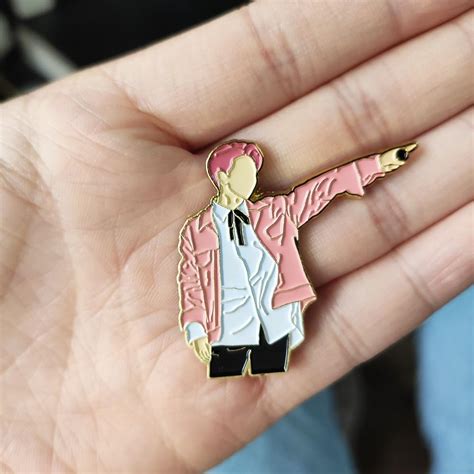 Bts Rm Kpop Enamel Pin Distinct Pins