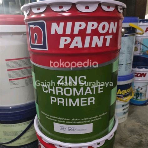 Jual Zinc Chromate Primer Nippon Paint Grey Green Pail Kota