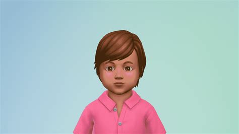 The Sims 4 Cc Spotlight Toddler Maxis Match Hair