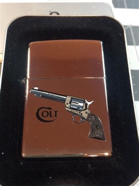 Colt Peacemaker Revolver Zippo Lighter Mint In Box 4575721020