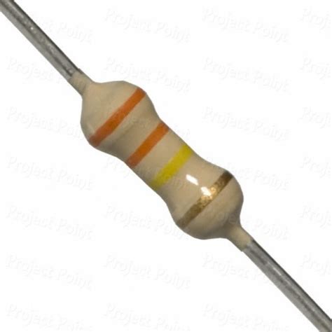 330k Ohm 025w Carbon Film Resistor Cfr 025 Watt Fixed Resistor