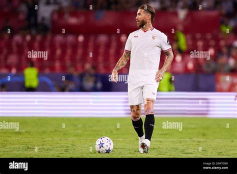 Seville Spain Th Sep Sergio Ramos Of Sevilla Fc Seen