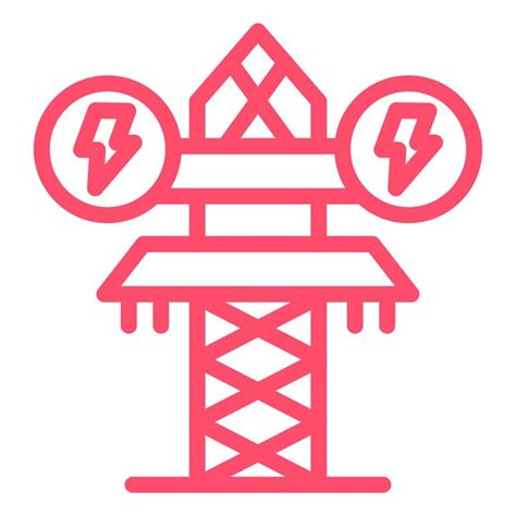 Estilo Del Icono De Energía Eléctrica Vector Premium