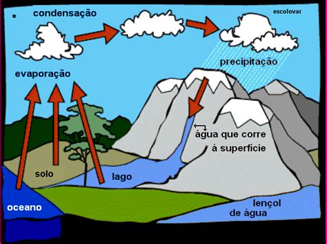 O Ciclo Da Gua Ensino Fundamental E B Sico Resumo Para Colorir