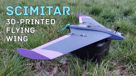 Scimitar D Printed Flying Wing Youtube