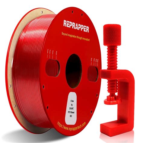 Amazon Reprapper Transparent Red Petg Filament Easy To Print Kg