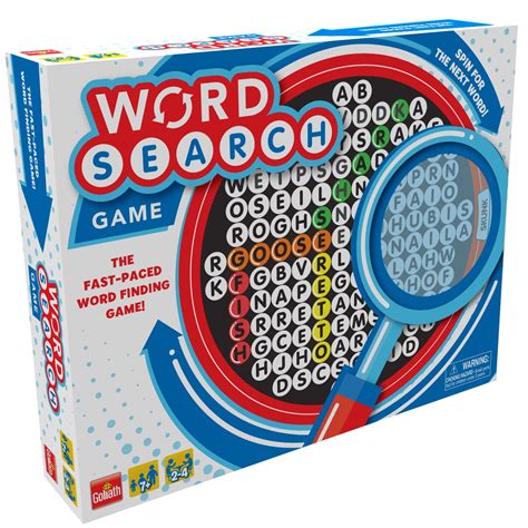 Goliath Wordsearch Game The Fast Paced Word Finding Game Designed For