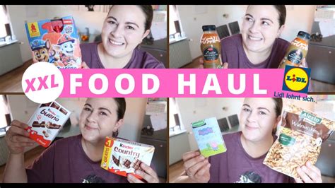 Xxl Lidl Food Haul Familien Wocheneinkauf Fr Ulein Jasmin Youtube