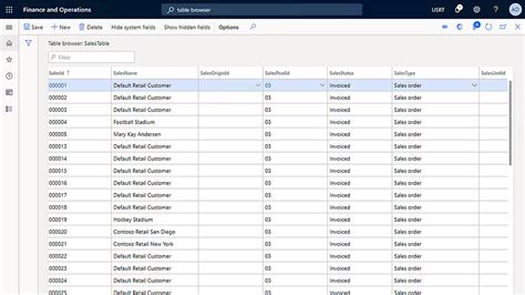 Dynamics 365 Table Browser Tutsin Consulting Sp Z Oo