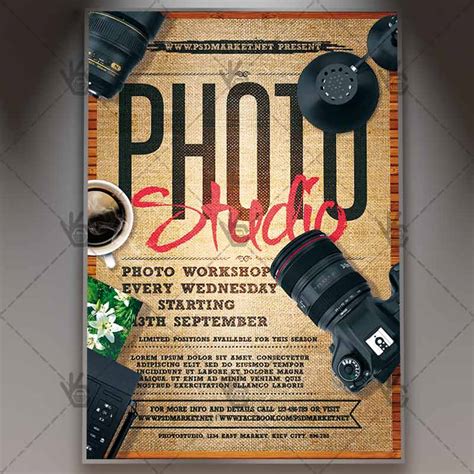 Free Photography Flyer Templates Psd Sarseh