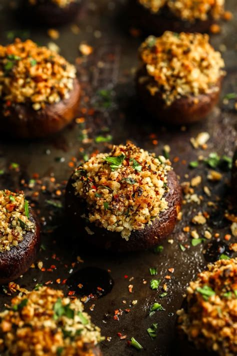 Vegan Stuffed Mushrooms Nora Cooks