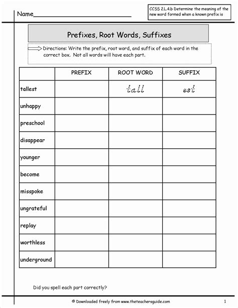 Medical Terminology Prefixes Worksheet