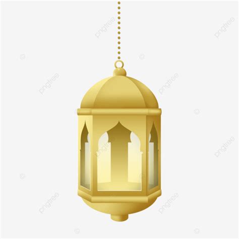 Golden Islamic Lantern Lantern Islamic Lantern Islamic PNG