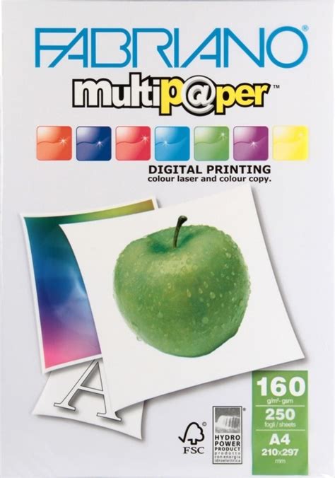 Fabriano Multipaper Χαρτί Εκτύπωσης A4 160gr m² 250 φύλλα Skroutz gr