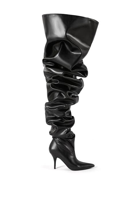 Nemy Black Stiletto Boot Azalea Wang