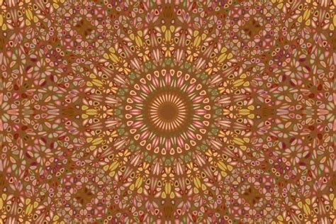 Seamless Floral Mandala Pattern Graphic By Davidzydd Creative Fabrica