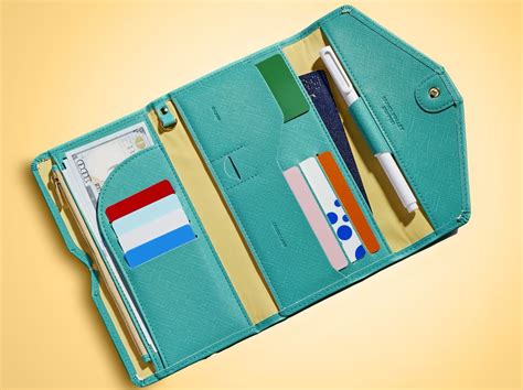 Amazing Zoppen Multi Purpose Rfid Blocking Travel Passport Wallet