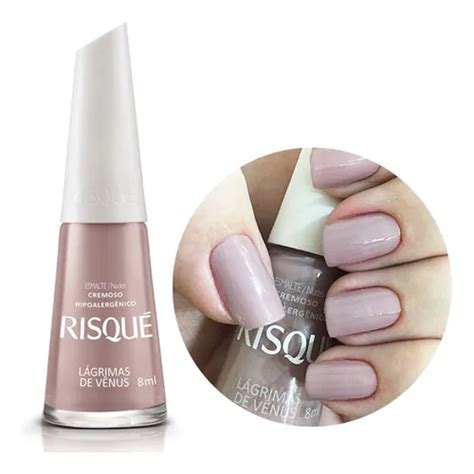 Esmalte Risque L Grima De Venus Hipoalerg Nico Color Nude Mercadolibre