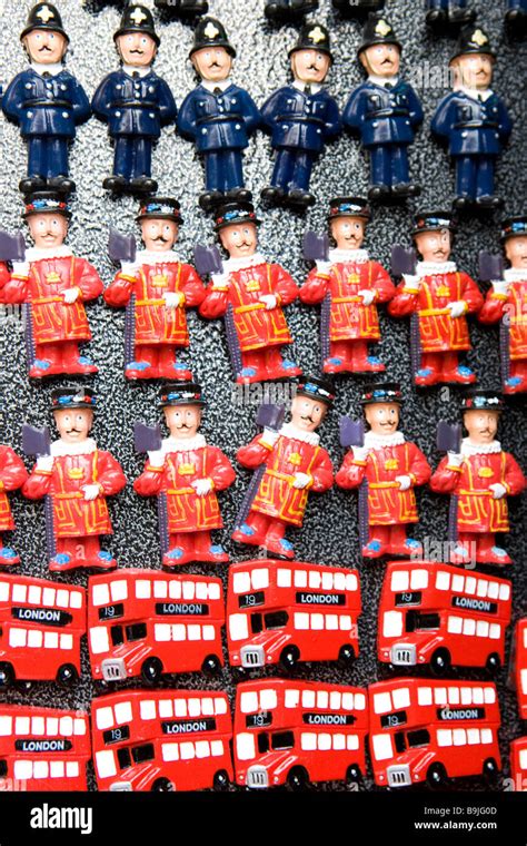 Souvenirs Fridge Magnets in London England Stock Photo - Alamy