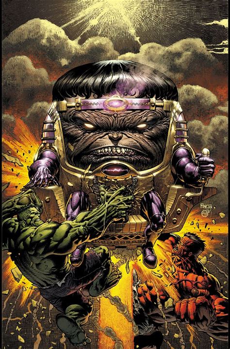 David Finch MODOK Vs Hulk Rulk Comic Art Community GALLERY OF