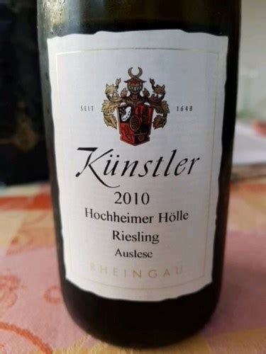 Künstler Riesling Hochheimer Hölle Auslese Vivino