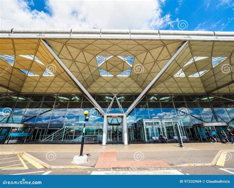 London Stansted Airport Hdr Editorial Stock Image Image Of High