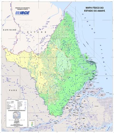 Mapa F Sico Del Estado De Amap Gifex