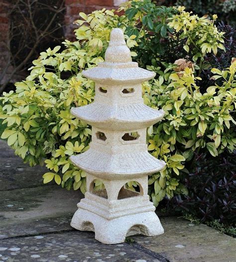 Hh Home Hut Garden Ornament Lantern Pagoda Chinese Japanese Zen Lantern