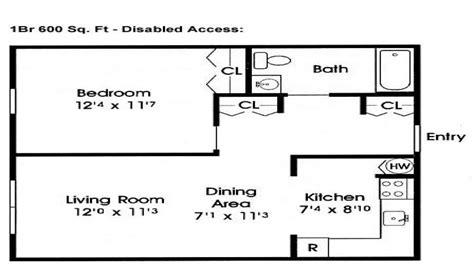 Adu Floor Plans 600 Sq Ft The Perfect Solution For Small Space Living