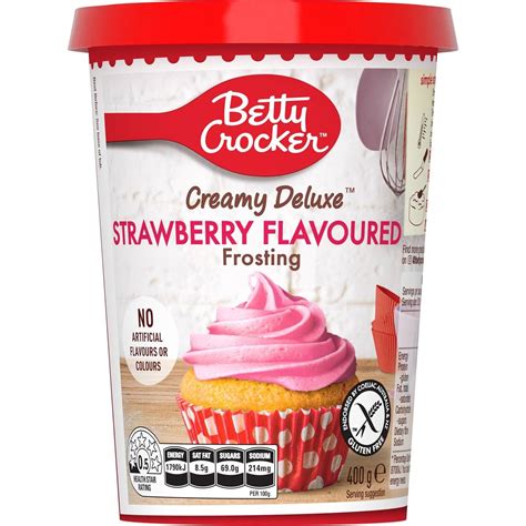 Calories in Betty Crocker Strawberry Frosting calcount