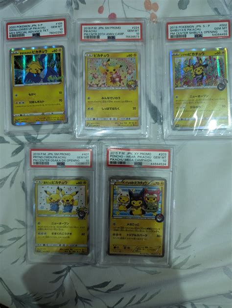 Psa 10 Pikachu Promo Pokemon Japanese Hobbies Toys Toys Games On