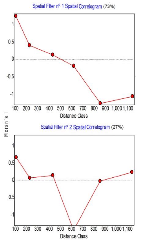 Two First Spatial Vectors Obtained From Spatial Coordinates Genetic One