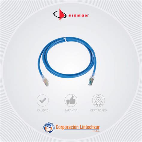 PATCH CORD CAT 6 LSZH 03 METRO Corporación Lintech Sur