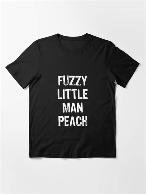 Fuzzy Little Man Peach T Shirt By Acupoftee Redbubble Funny T