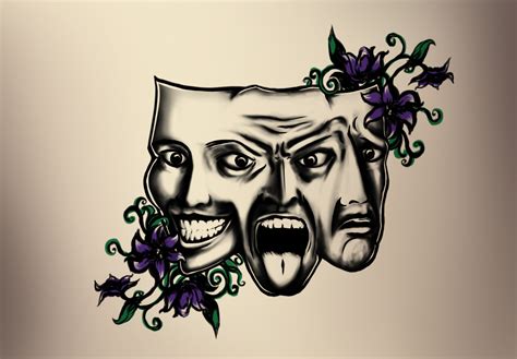 Mask Tattoo Emotions By Billymaniatis On Newgrounds