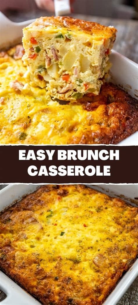 Easy Brunch Casserole Recipe Make Ahead Breakfast