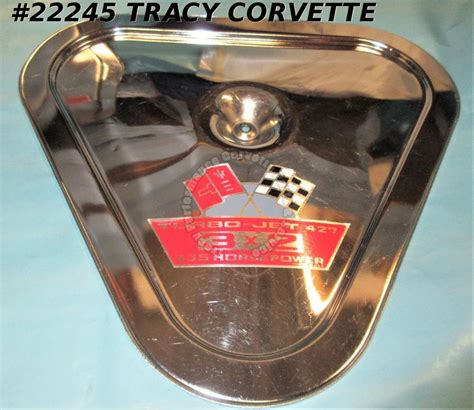 Corvette Tri Power Air Cleaner Lid Gm X A C