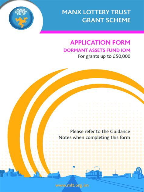 Fillable Online Application Form Dormant Assets Fund Iom Manx