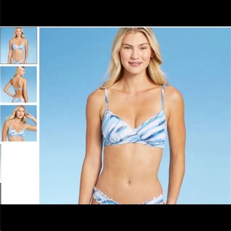 Women S Ribbed Bralette Bikini Top Shade Shore Bl Gem