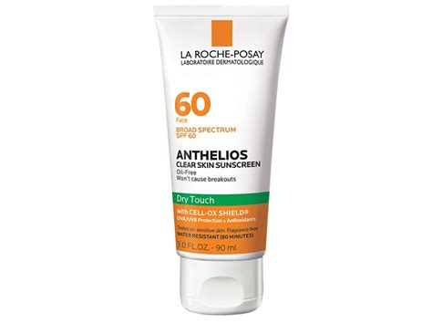 La Roche Posay Anthelios Clear Skin SPF 60 Dry Touch Sunscreen LovelySkin