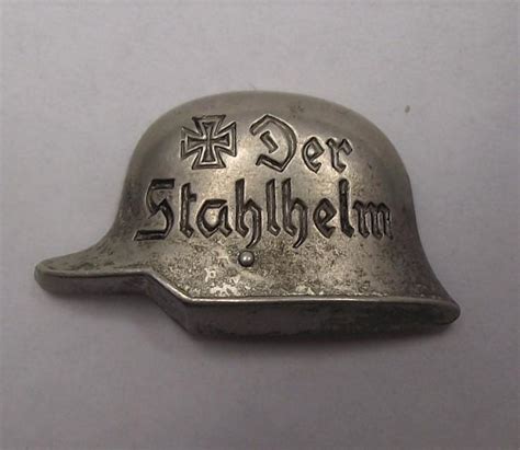 Crow Valley Militaria Der Stahlhem Membership Badge St L