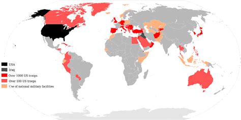 US Military Presence Throughout The World