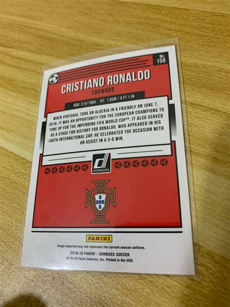 Panini Donruss Soccer Portugal Cristiano Ronaldo Everything Else On