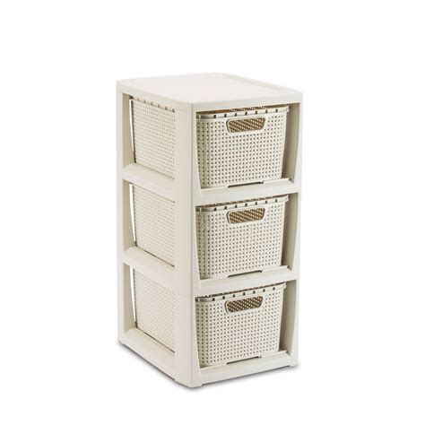 Regal Mit Boxen Rattan Beige Branq Kaufland De