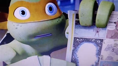 Tmnt 2012 Mikey Tries To Tell Everyone His Character Came From His