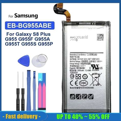 Eb Bg955abe Mobile Phone Battery For Samsung Galaxy S8 Plus Bateria